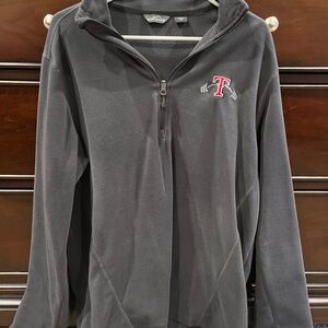 Eddie Bauer Texas Rangers Gray Fleece Pullover